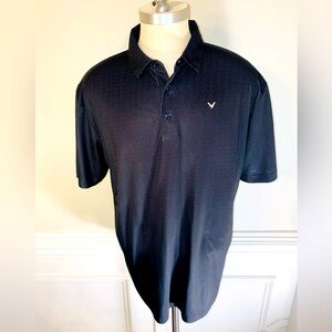 Callaway Men's Fine Line Stripe Short Sleeve Golf Polo Shirt Opti-Dri Sz XL(109)